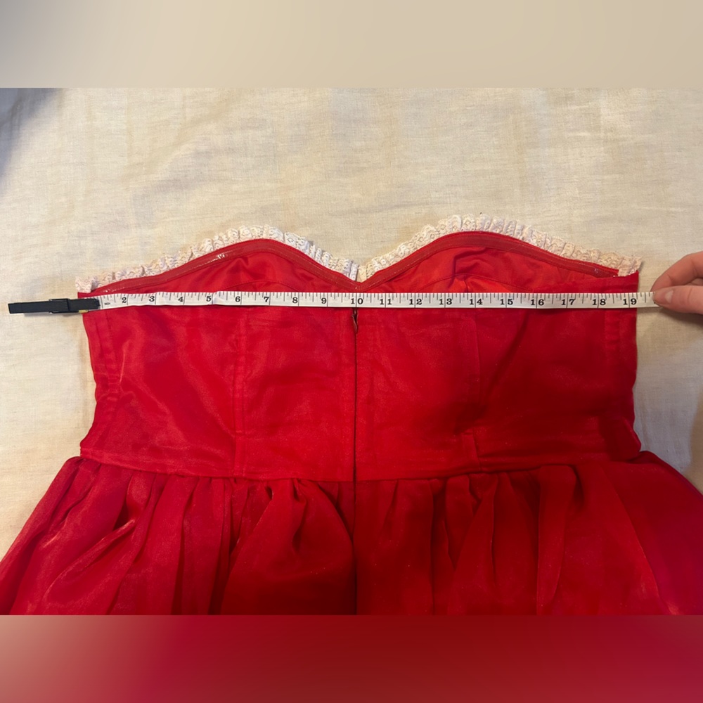 Red Corset Dress Selkie XXL *Rare* - Picture 4 of 16